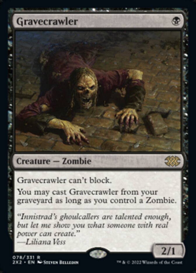 Gravecrawler [Double Masters 2022] | Mindsight Gaming