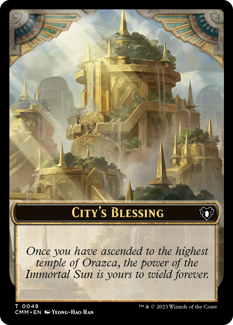 City's Blessing Token [Commander Masters Tokens] | Mindsight Gaming