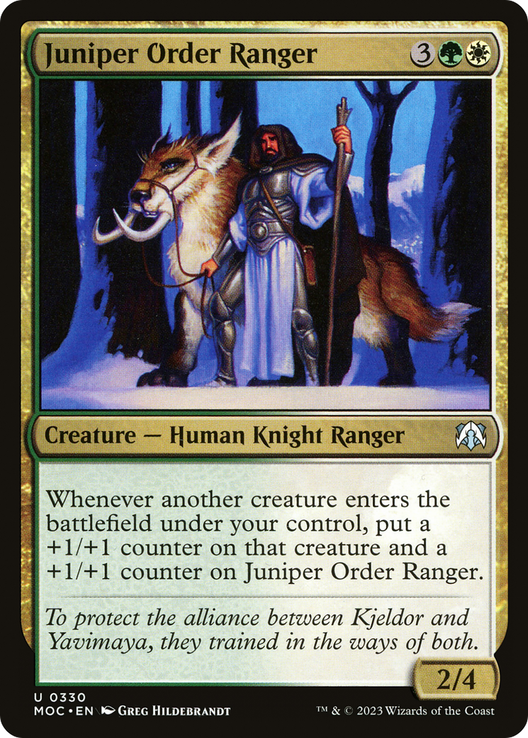 Juniper Order Ranger [March of the Machine Commander] | Mindsight Gaming