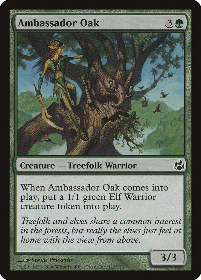 Ambassador Oak (Oversized) [Oversize Cards] | Mindsight Gaming