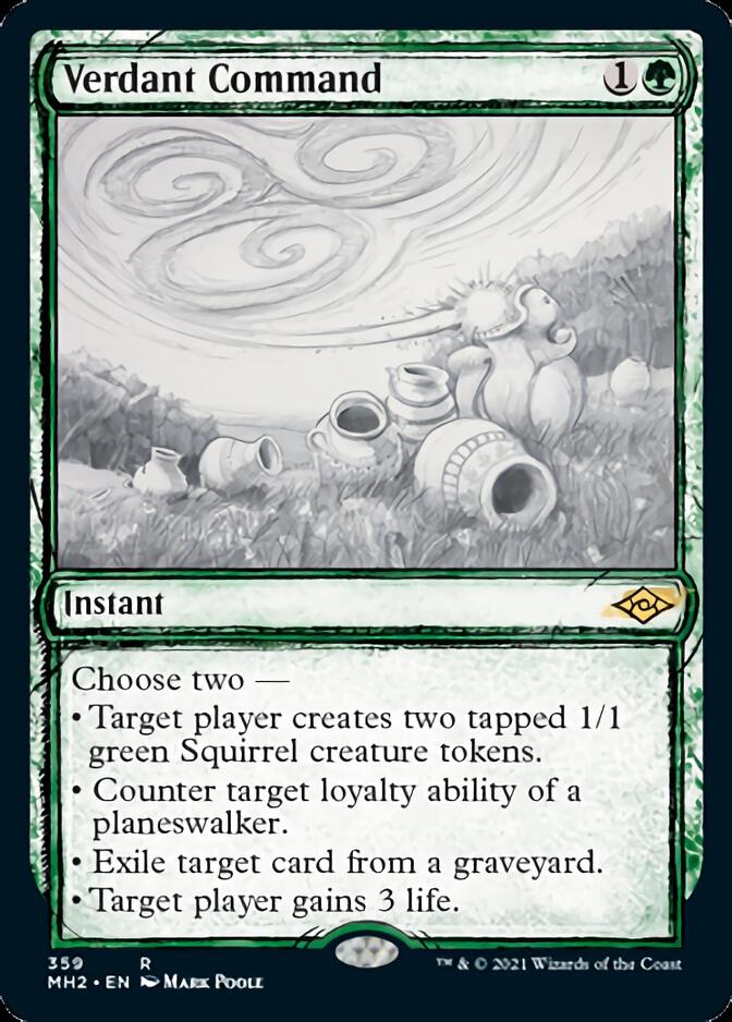 Verdant Command (Sketch) [Modern Horizons 2] | Mindsight Gaming