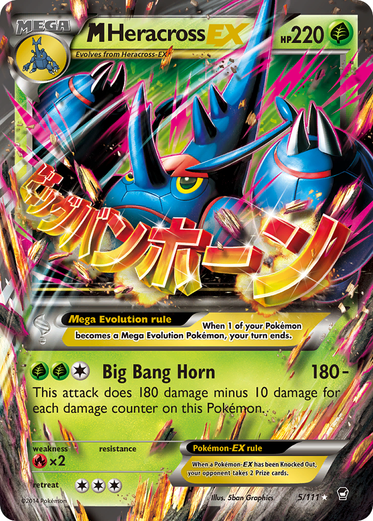 M Heracross EX (5/111) [XY: Furious Fists] | Mindsight Gaming