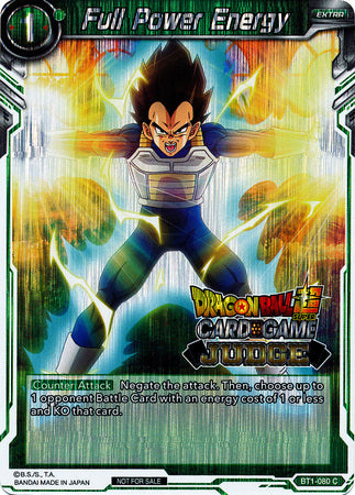 Full Power Energy (BT1-080) [Judge Promotion Cards] | Mindsight Gaming