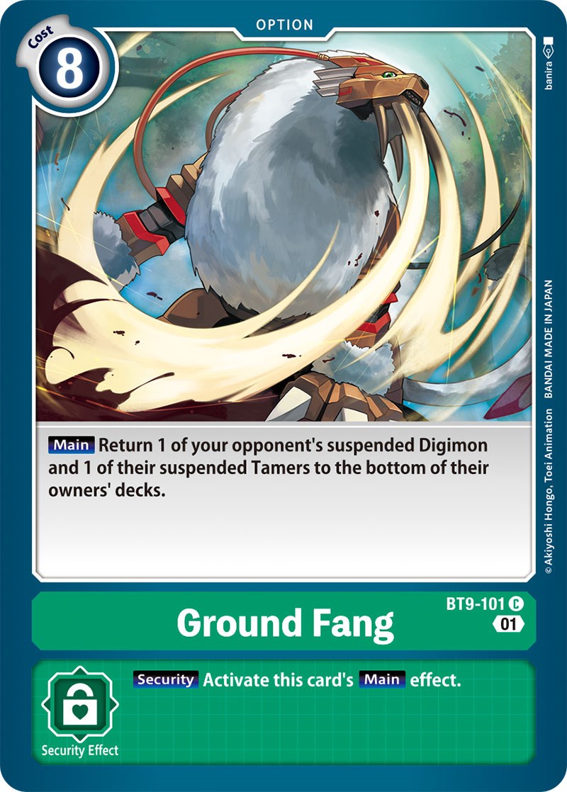 Ground Fang [BT9-101] [X Record] | Mindsight Gaming