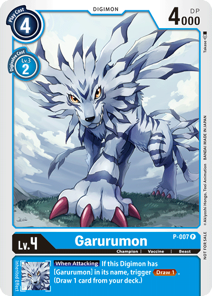 Garurumon [P-007] [Promotional Cards] | Mindsight Gaming