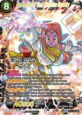 Supreme Kai of Time, Spacetime Unraveler (Card Game Fest 2022) (BT12-154) [Tournament Promotion Cards] | Mindsight Gaming