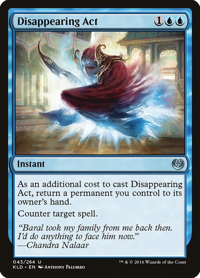 Disappearing Act [Kaladesh] | Mindsight Gaming