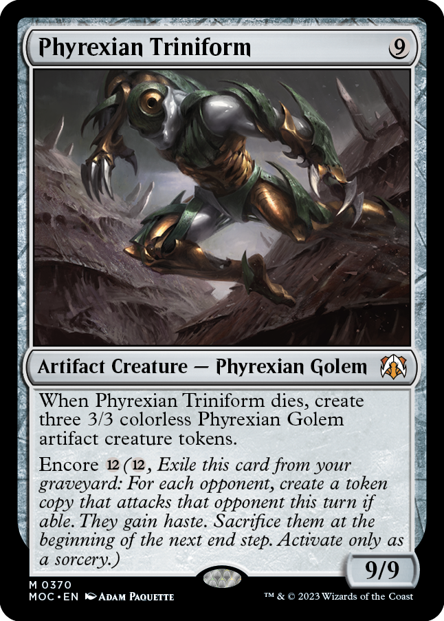 Phyrexian Triniform [March of the Machine Commander] | Mindsight Gaming