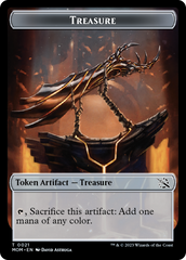 Treasure (21) // Phyrexian Saproling Double-Sided Token [March of the Machine Tokens] | Mindsight Gaming