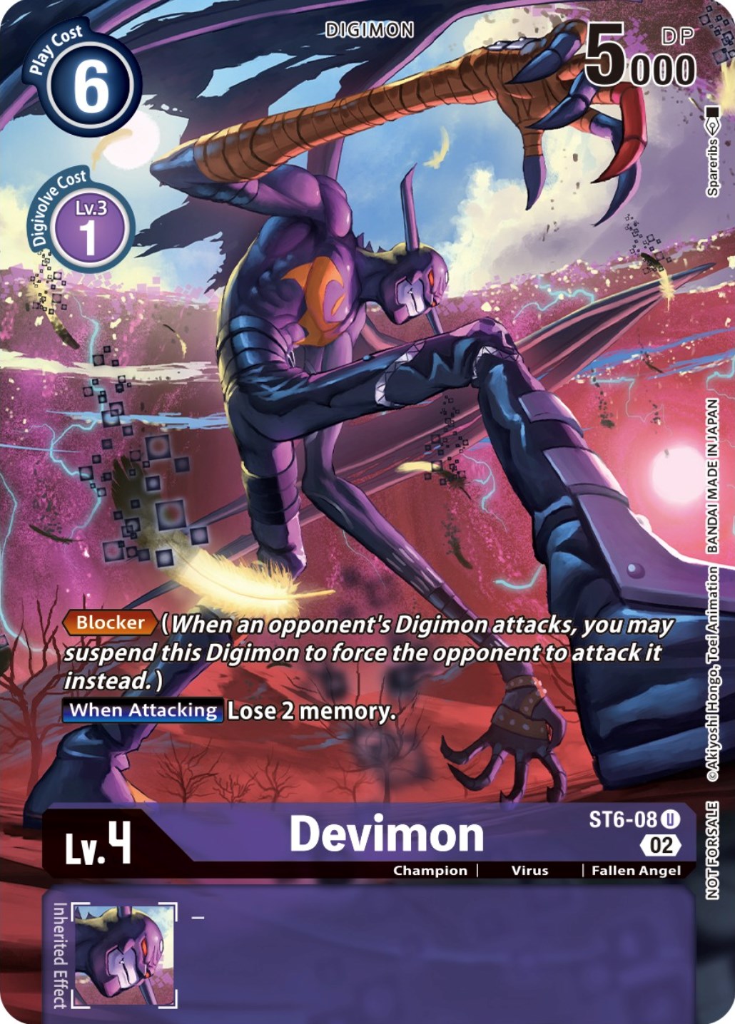 Devimon [ST6-08] (Box Topper) [Dimensional Phase] | Mindsight Gaming