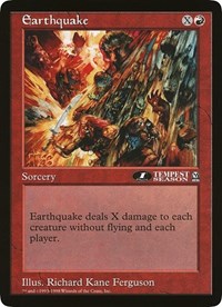 Earthquake (Oversized) [Oversize Cards] | Mindsight Gaming