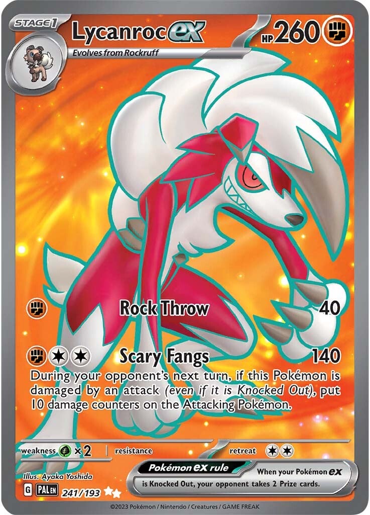 Lycanroc ex (241/193) [Scarlet & Violet: Paldea Evolved] | Mindsight Gaming