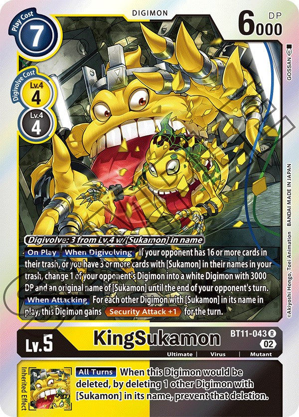 KingSukamon [BT11-043] [Dimensional Phase] | Mindsight Gaming