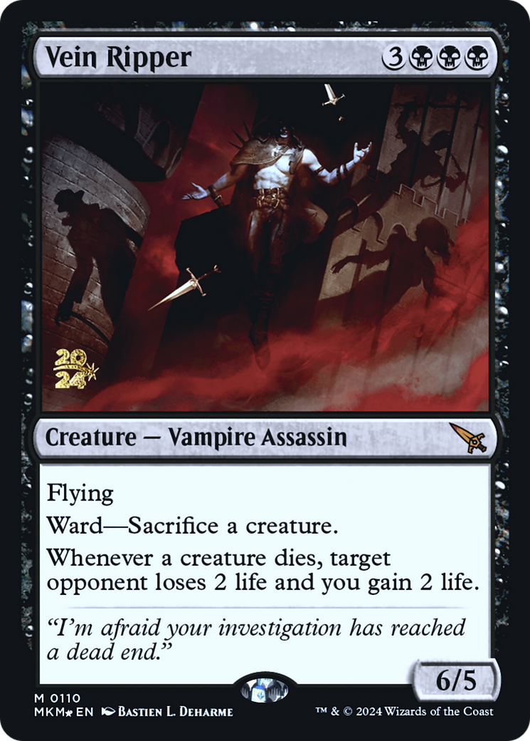 Vein Ripper [Murders at Karlov Manor Prerelease Promos] | Mindsight Gaming