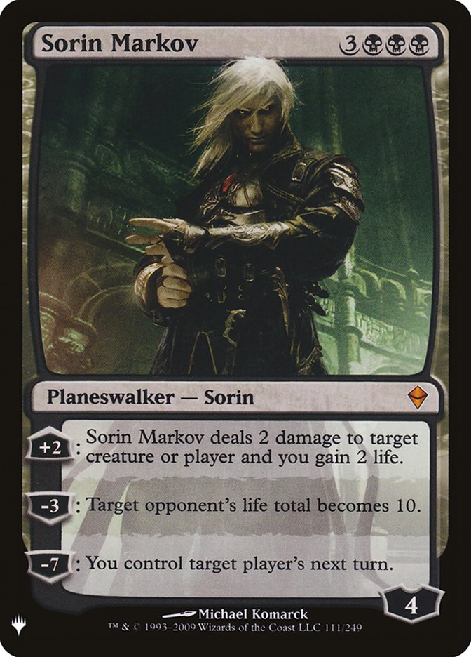 Sorin Markov [Mystery Booster] | Mindsight Gaming