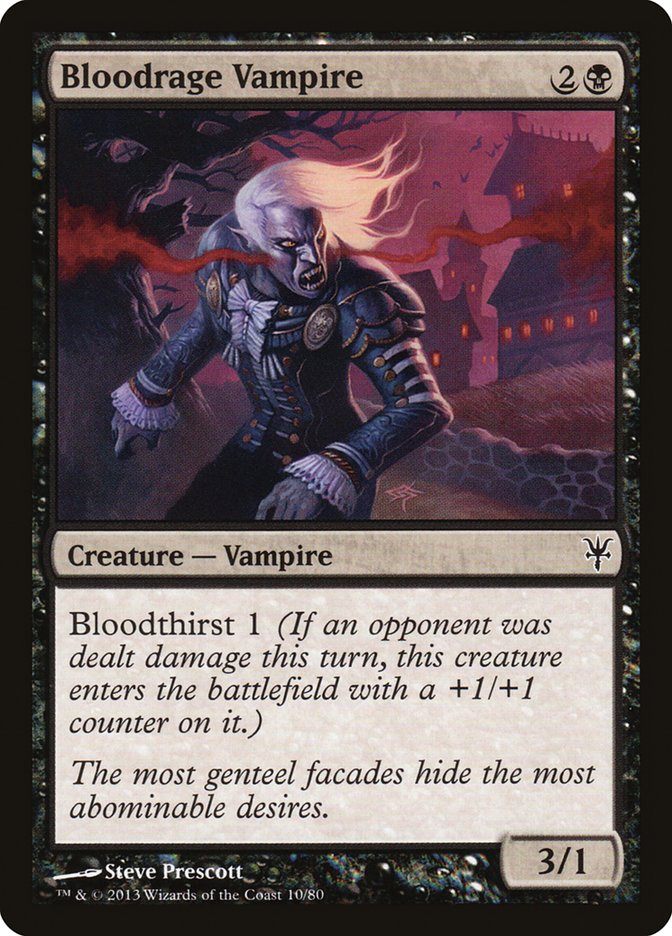 Bloodrage Vampire [Duel Decks: Sorin vs. Tibalt] | Mindsight Gaming