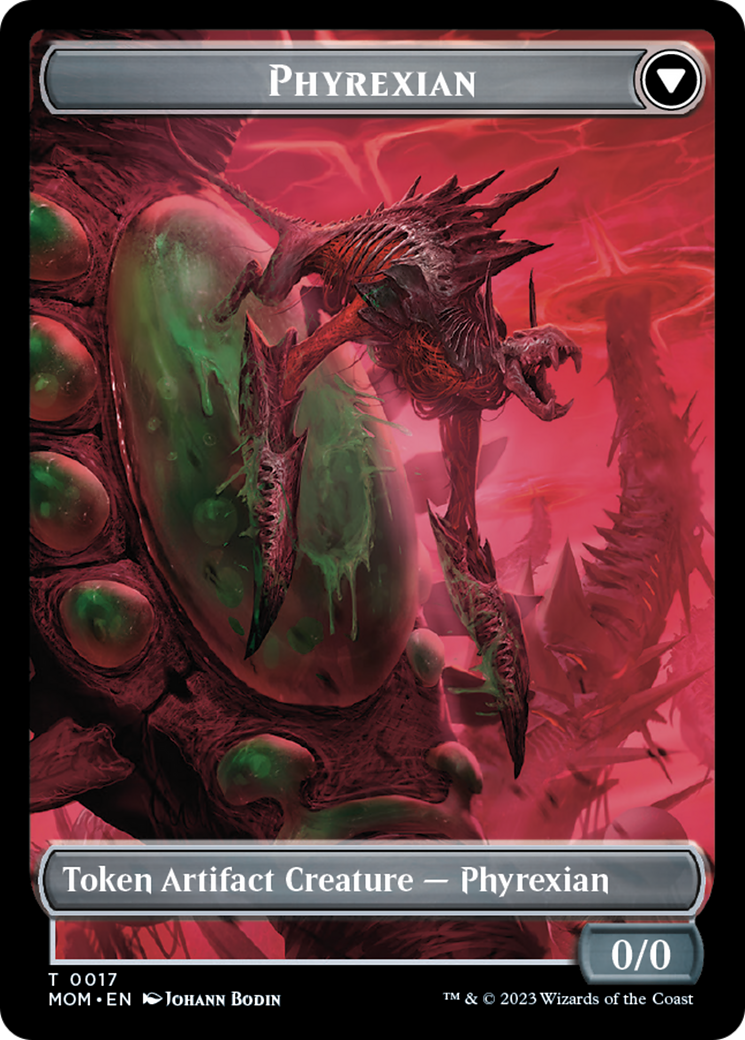 Incubator // Phyrexian (17) Double-Sided Token [March of the Machine Tokens] | Mindsight Gaming