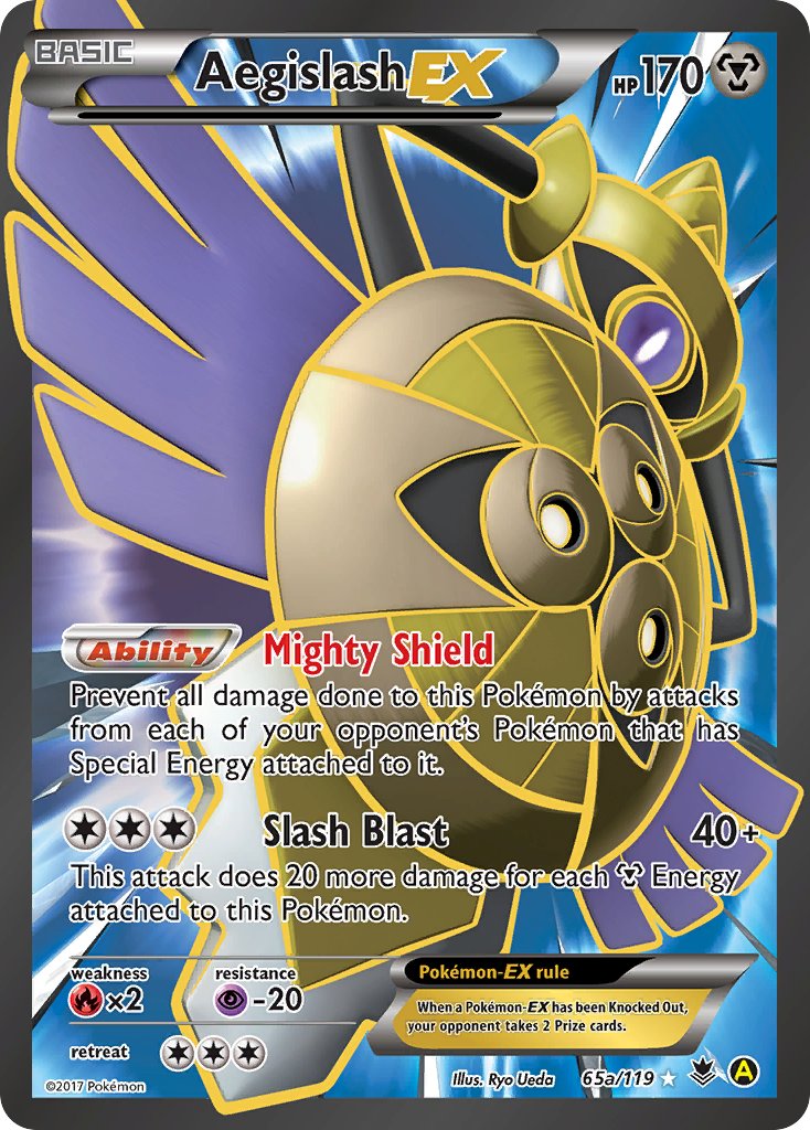 Aegislash EX (65a/119) [Alternate Art Promos] | Mindsight Gaming