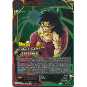 Broly, Demonic Origins (BT7-117) [Judge Promotion Cards] | Mindsight Gaming