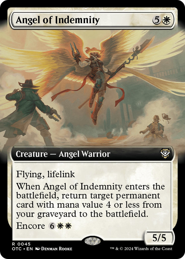 Angel of Indemnity (Extended Art) [Outlaws of Thunder Junction Commander] | Mindsight Gaming