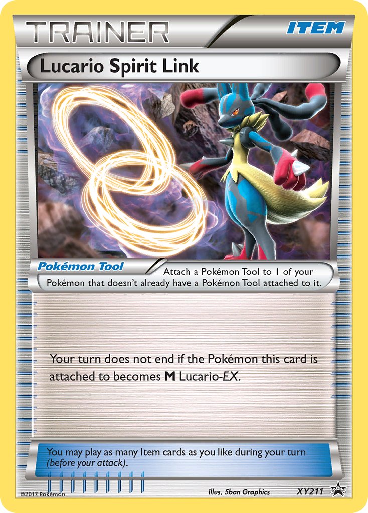 Lucario Spirit Link (XY211) [XY: Black Star Promos] | Mindsight Gaming