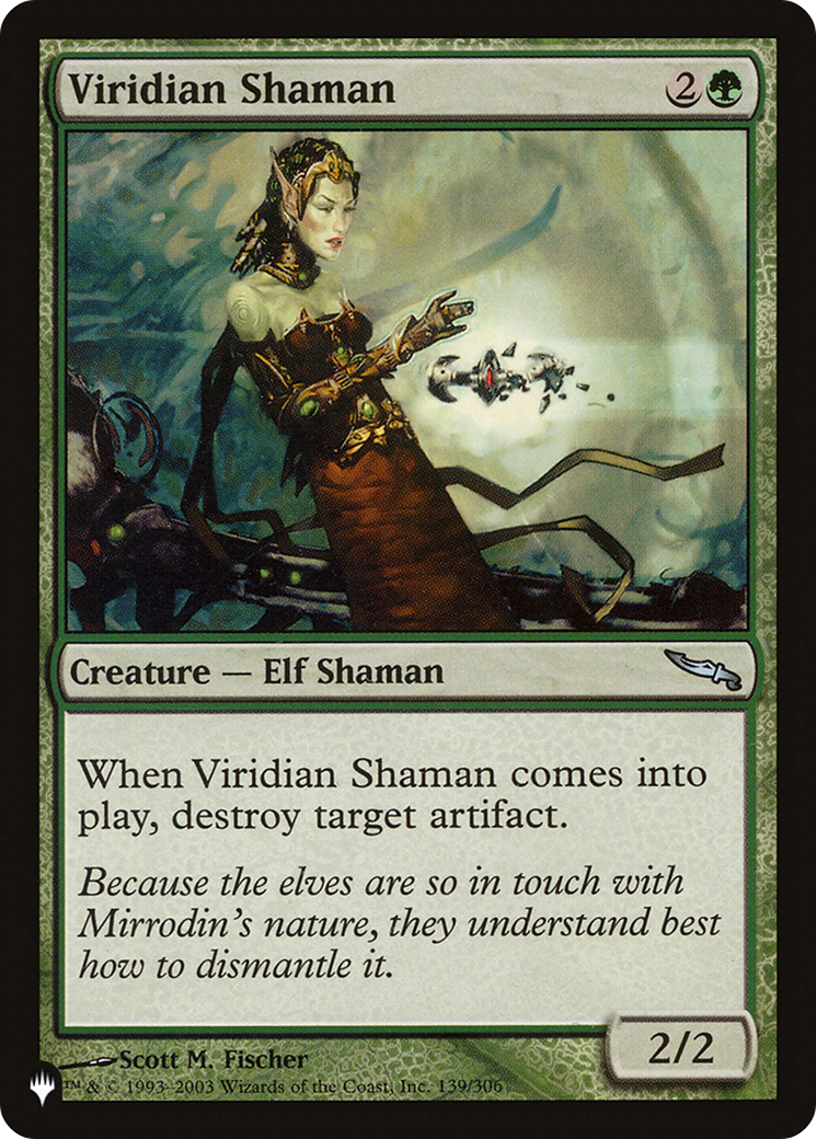 Viridian Shaman [The List] | Mindsight Gaming