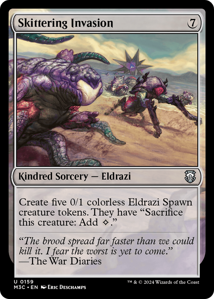 Skittering Invasion (Ripple Foil) [Modern Horizons 3 Commander] | Mindsight Gaming