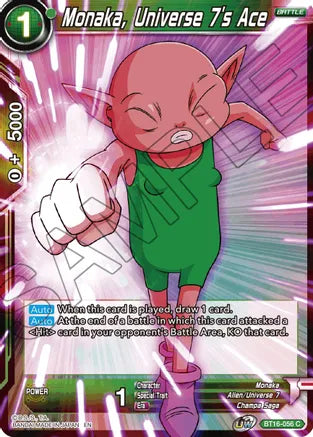 Monaka, Universe 7's Ace (BT16-056) [Realm of the Gods] | Mindsight Gaming