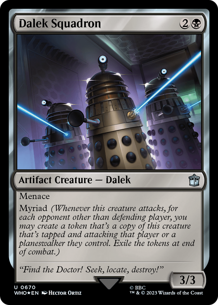 Dalek Squadron (Surge Foil) [Doctor Who] | Mindsight Gaming