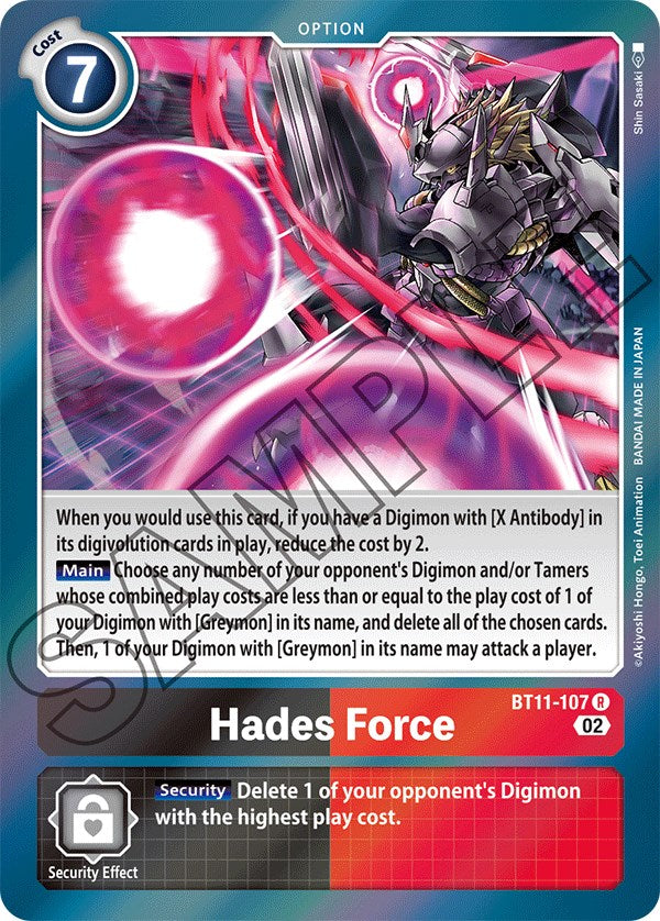 Hades Force [BT11-107] [Dimensional Phase] | Mindsight Gaming