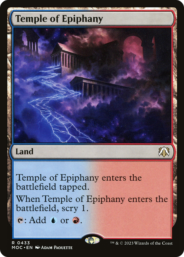 Temple of Epiphany [March of the Machine Commander] | Mindsight Gaming