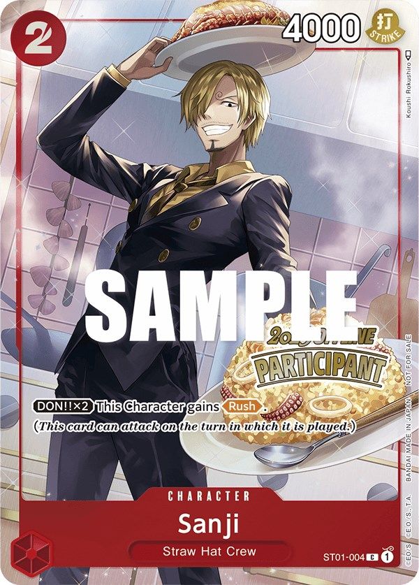 Sanji (Offline Regional 2023) [Participant] [One Piece Promotion Cards] | Mindsight Gaming