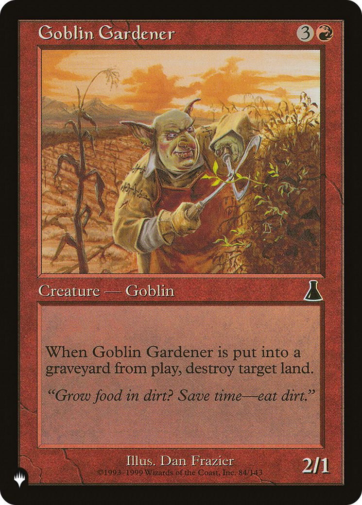 Goblin Gardener [The List Reprints] | Mindsight Gaming