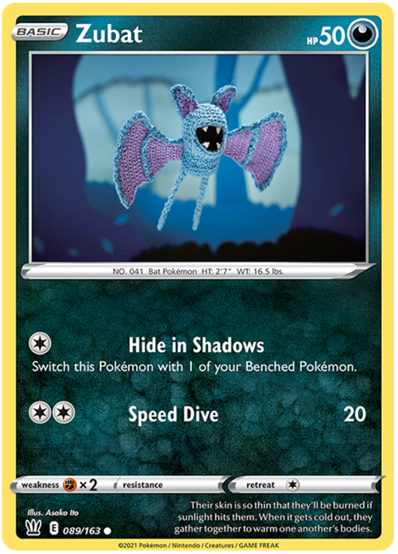 Zubat (089/163) [Sword & Shield: Battle Styles] | Mindsight Gaming