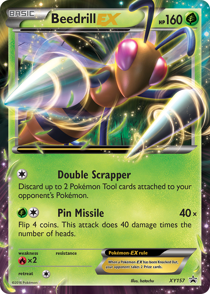 Beedrill EX (XY157) [XY: Black Star Promos] | Mindsight Gaming