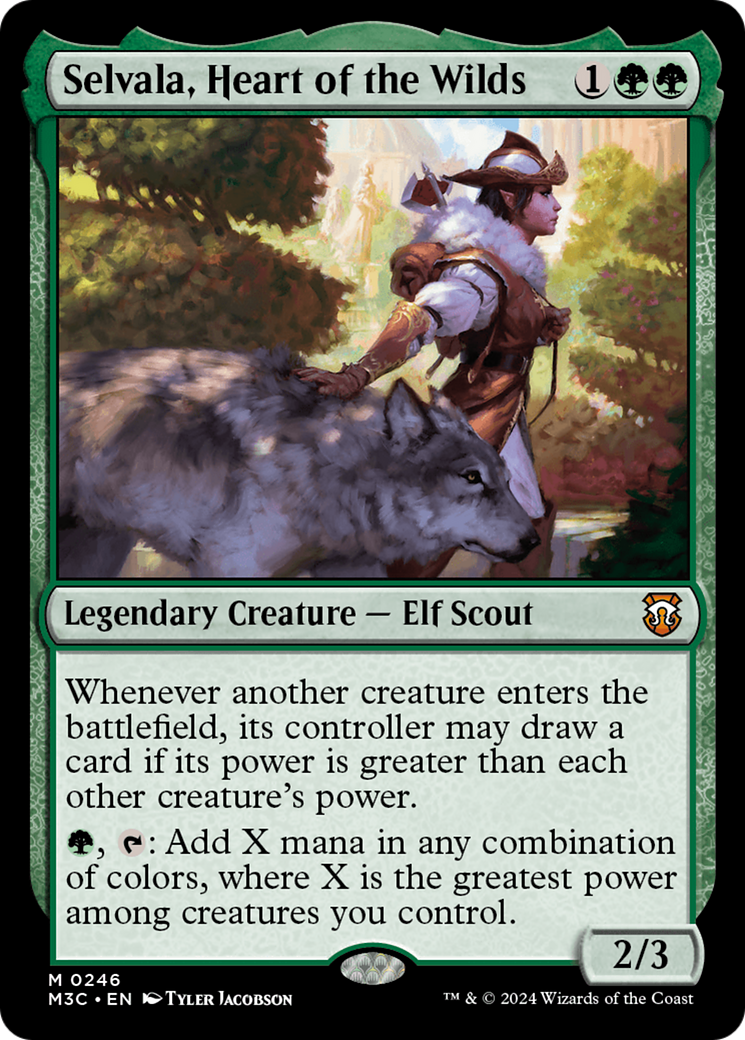 Selvala, Heart of the Wilds (Ripple Foil) [Modern Horizons 3 Commander] | Mindsight Gaming