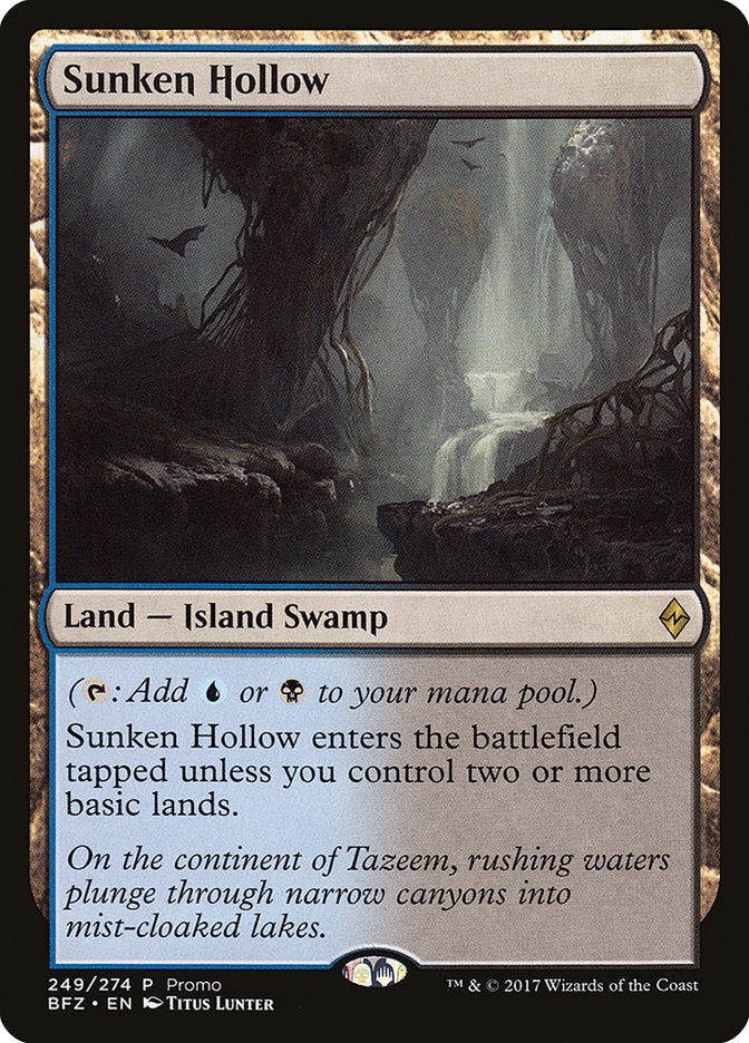 Sunken Hollow (Promo) [Standard Showdown Promos] | Mindsight Gaming