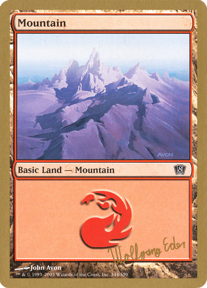 Mountain (Wolfgang Eder) [World Championship Decks 2003] | Mindsight Gaming