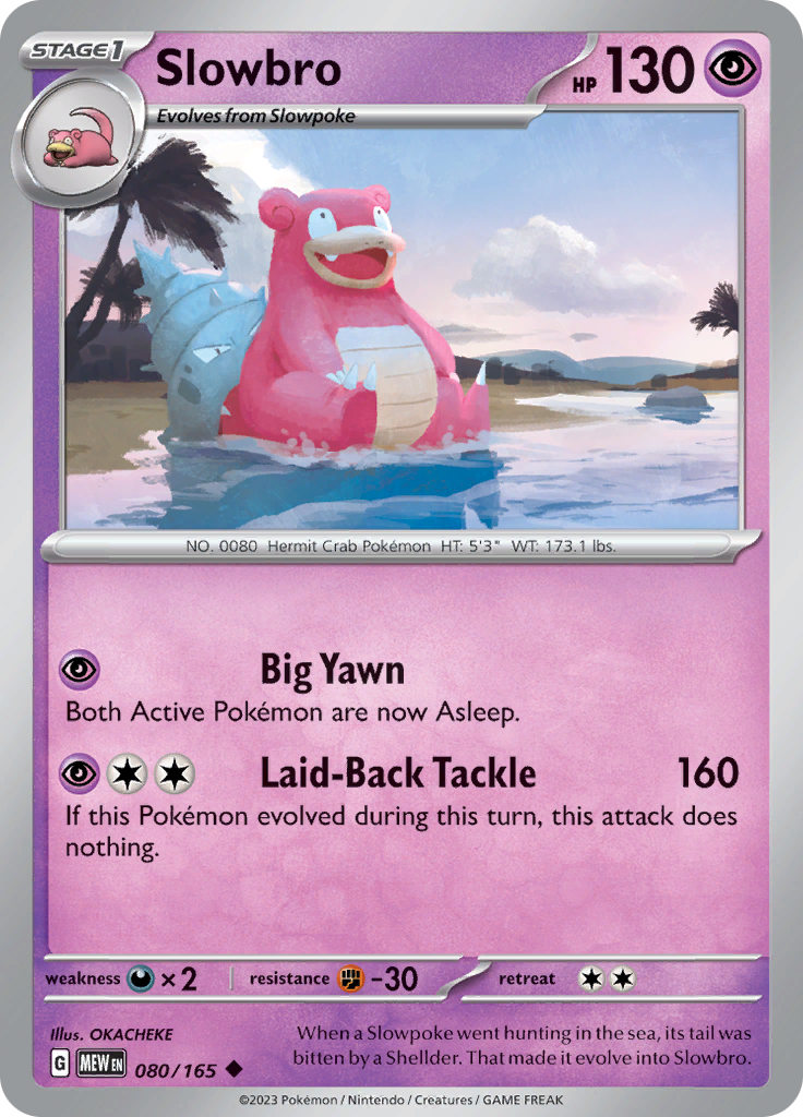 Slowbro (080/165) [Scarlet & Violet: 151] | Mindsight Gaming