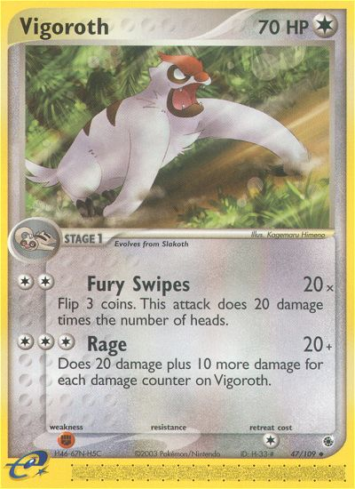 Vigoroth (47/109) [EX: Ruby & Sapphire] | Mindsight Gaming