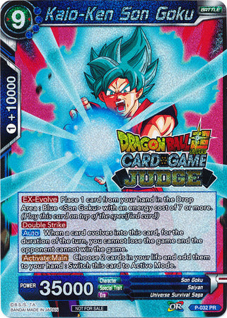 Kaio-Ken Son Goku (P-032) [Judge Promotion Cards] | Mindsight Gaming