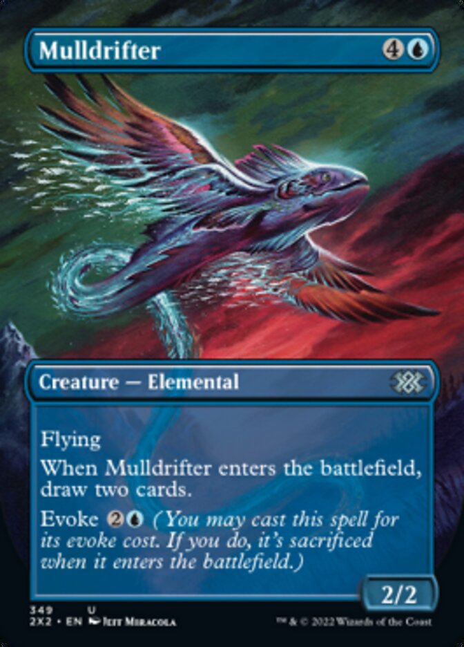 Mulldrifter (Borderless Alternate Art) [Double Masters 2022] | Mindsight Gaming