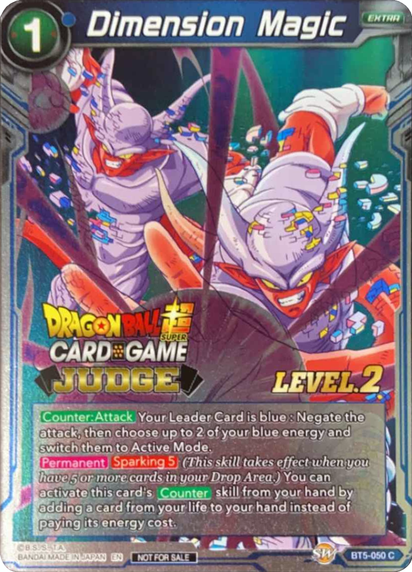 Dimension Magic (Level 2) (BT5-050) [Judge Promotion Cards] | Mindsight Gaming