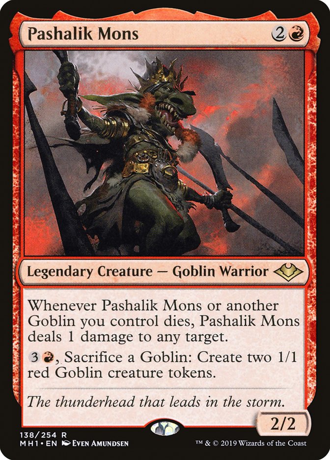 Pashalik Mons [Modern Horizons] | Mindsight Gaming