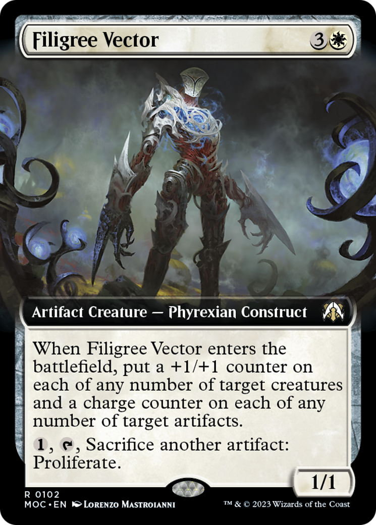 Filigree Vector (Extended Art) [March of the Machine Commander] | Mindsight Gaming