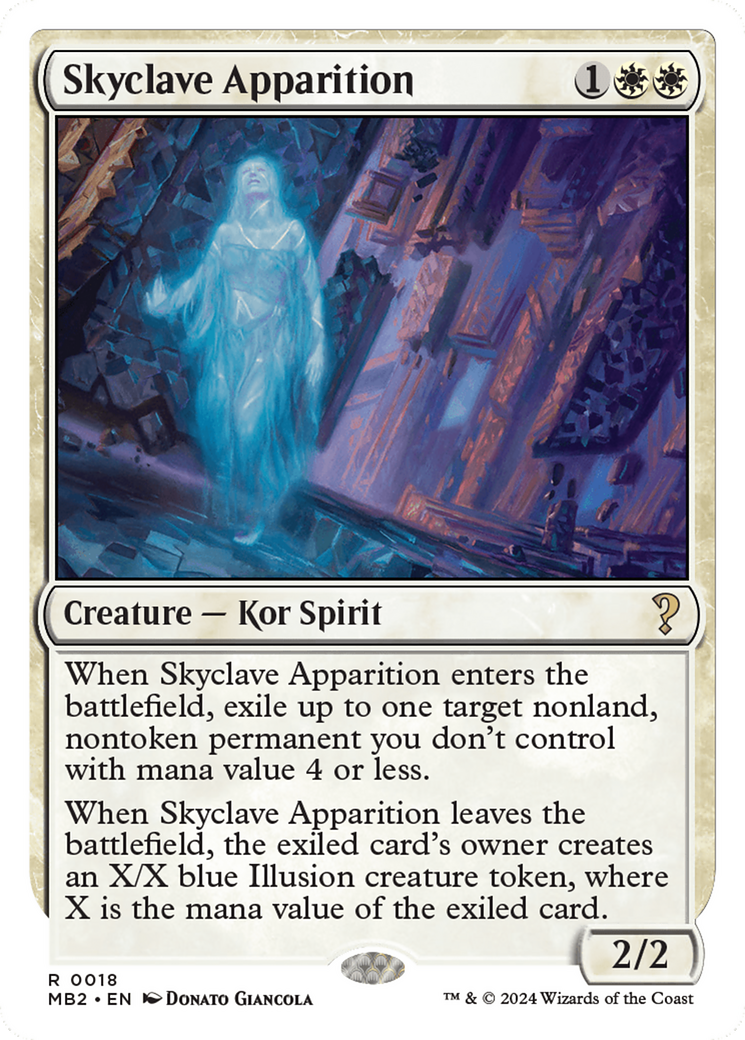 Skyclave Apparition (White Border) [Mystery Booster 2] | Mindsight Gaming