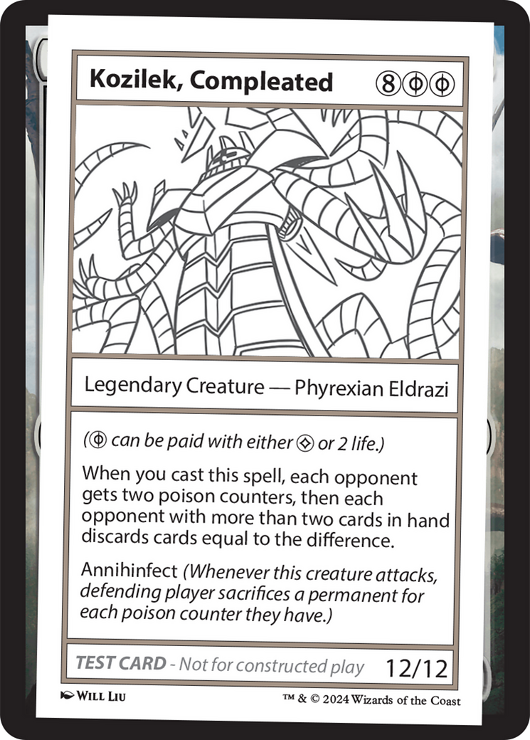 Kozilek, Completed [Mystery Booster 2 Playtest Cards] | Mindsight Gaming