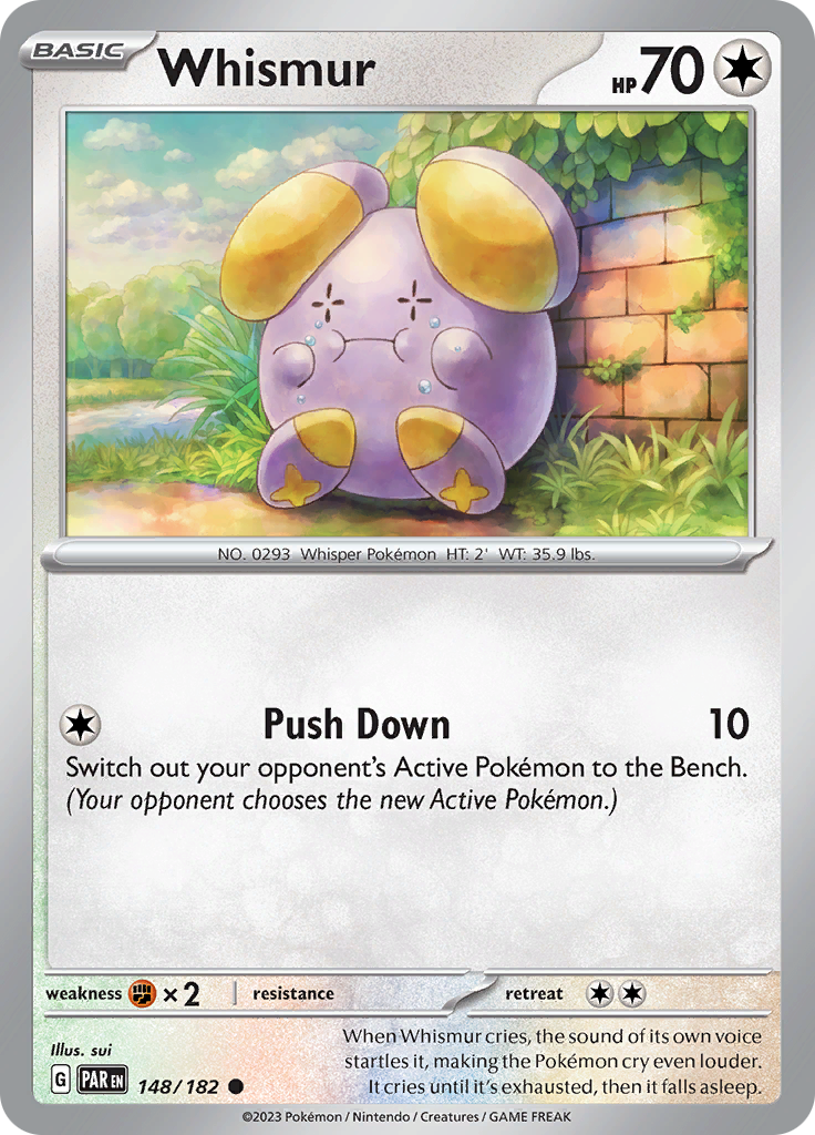 Whismur (148/182) [Scarlet & Violet: Paradox Rift] | Mindsight Gaming