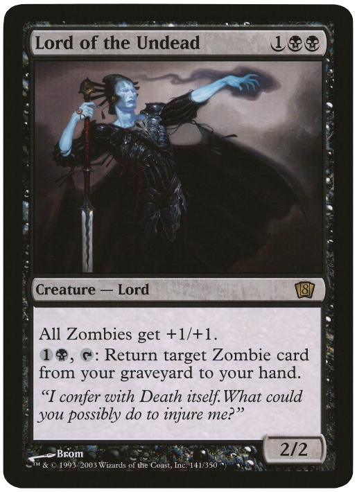 Lord of the Undead (Oversized) [Eighth Edition Box Topper] | Mindsight Gaming