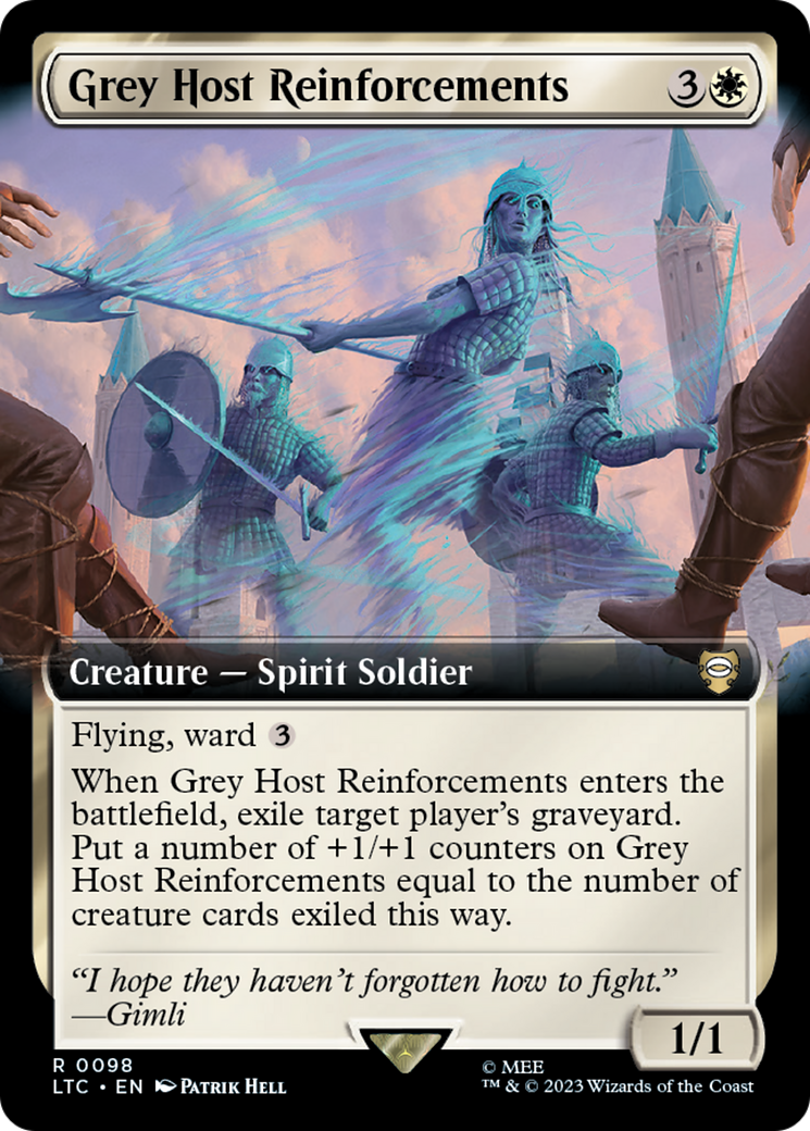 Grey Host Reinforcements (Extended Art) [The Lord of the Rings: Tales of Middle-Earth Commander] | Mindsight Gaming